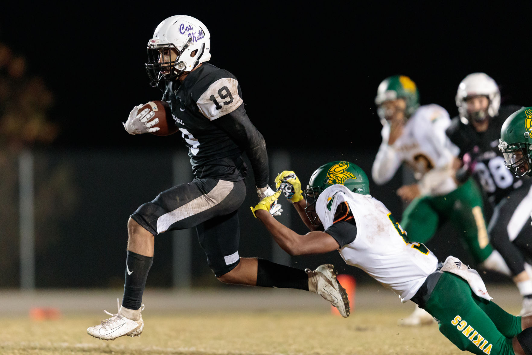 Cox Mill defeats Central Cabarrus 31-6 on Senior Night.